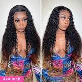 Brazilian Deep Wave Curly Frontal Wig