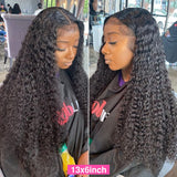 Brazilian Deep Wave Curly Frontal Wig